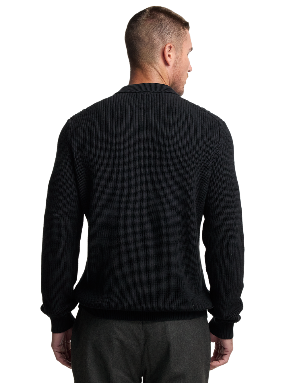 Alternate Image of Cotton Cable V-neck Polo-4