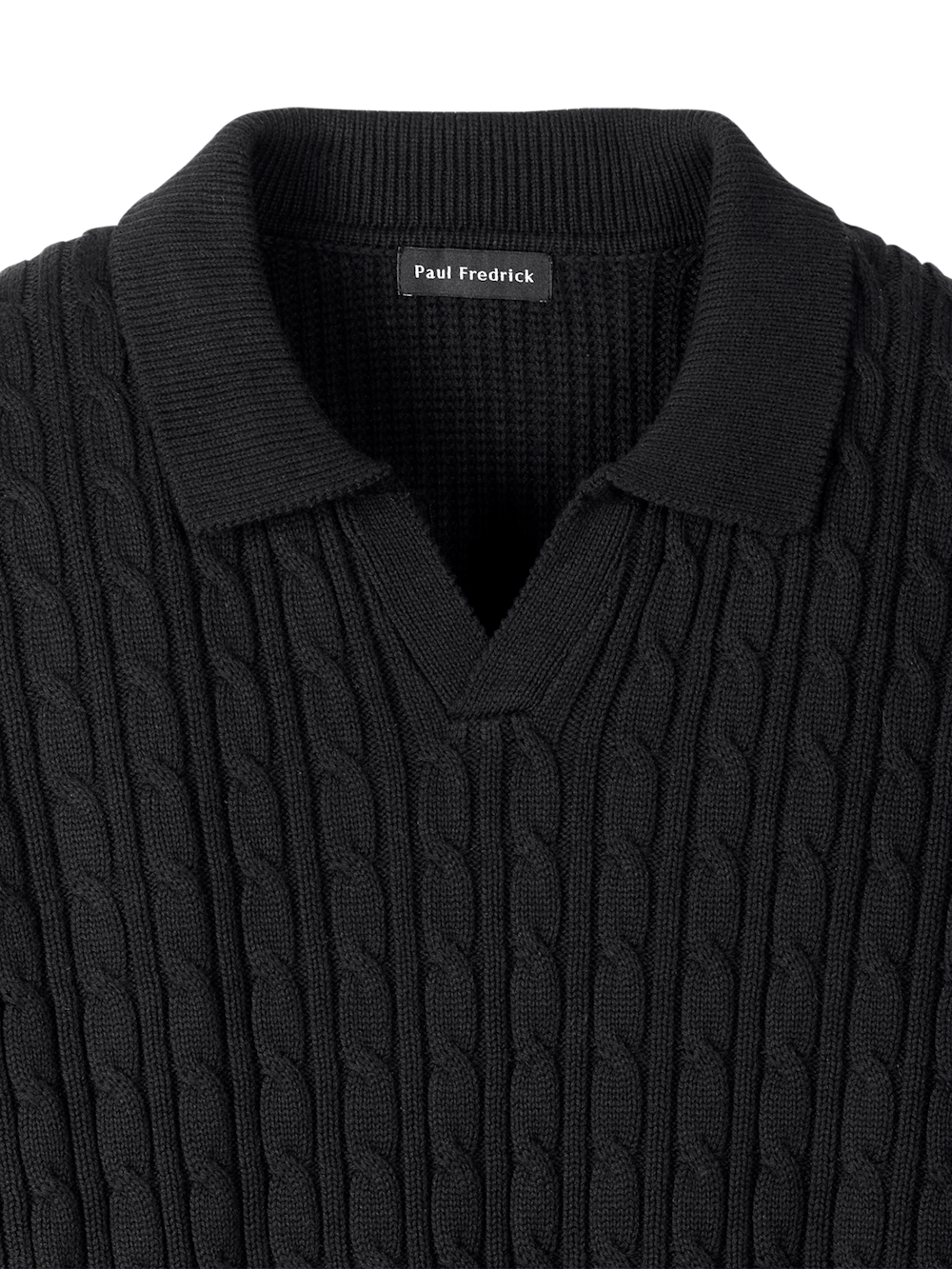 Alternate Image of Cotton Cable V-neck Polo-5