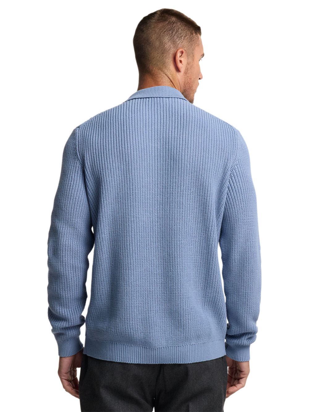 Alternate Image of Cotton Cable V-neck Polo-4