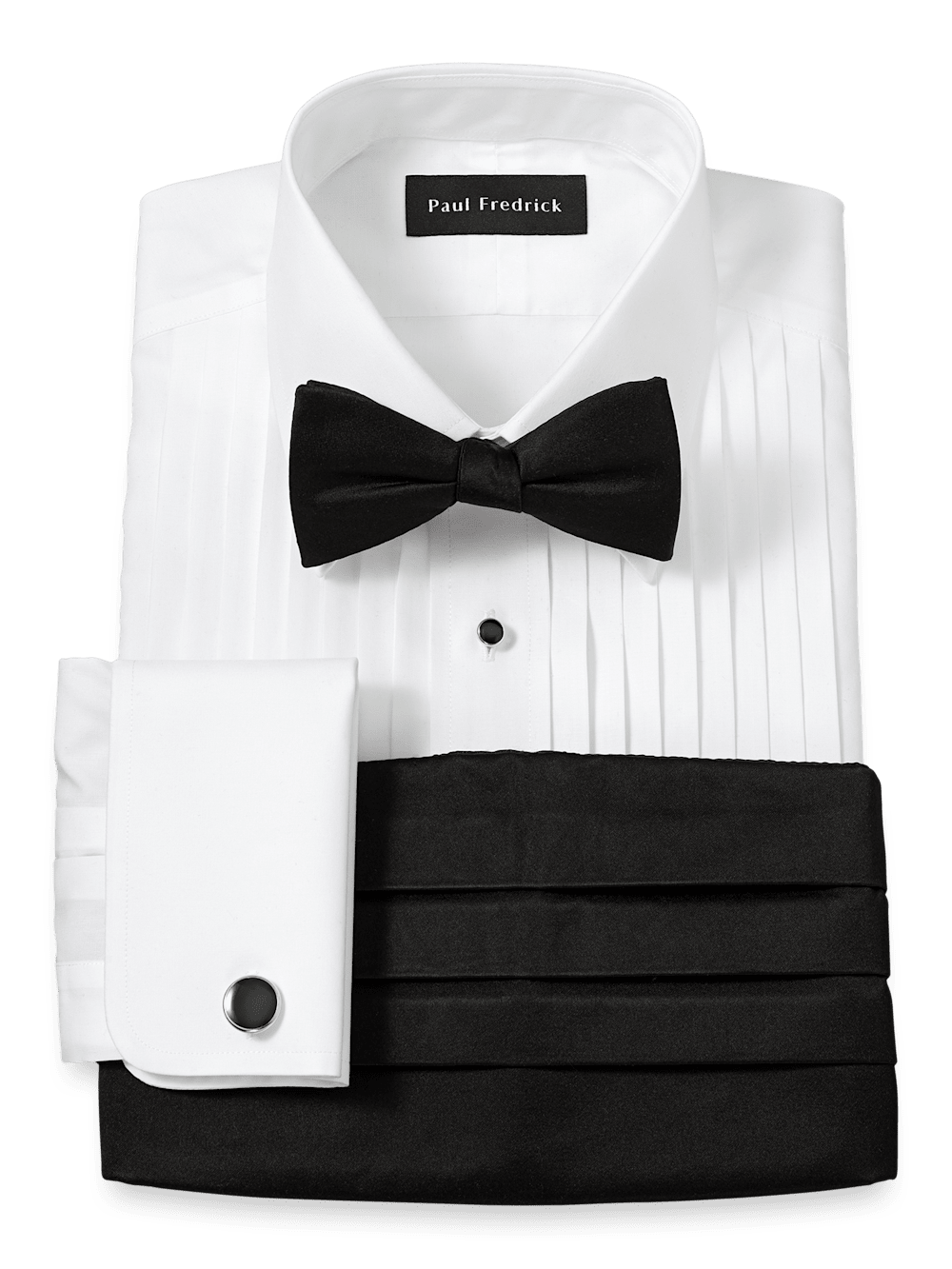 Alternate Image of Solid Woven Silk Cummerbund-1