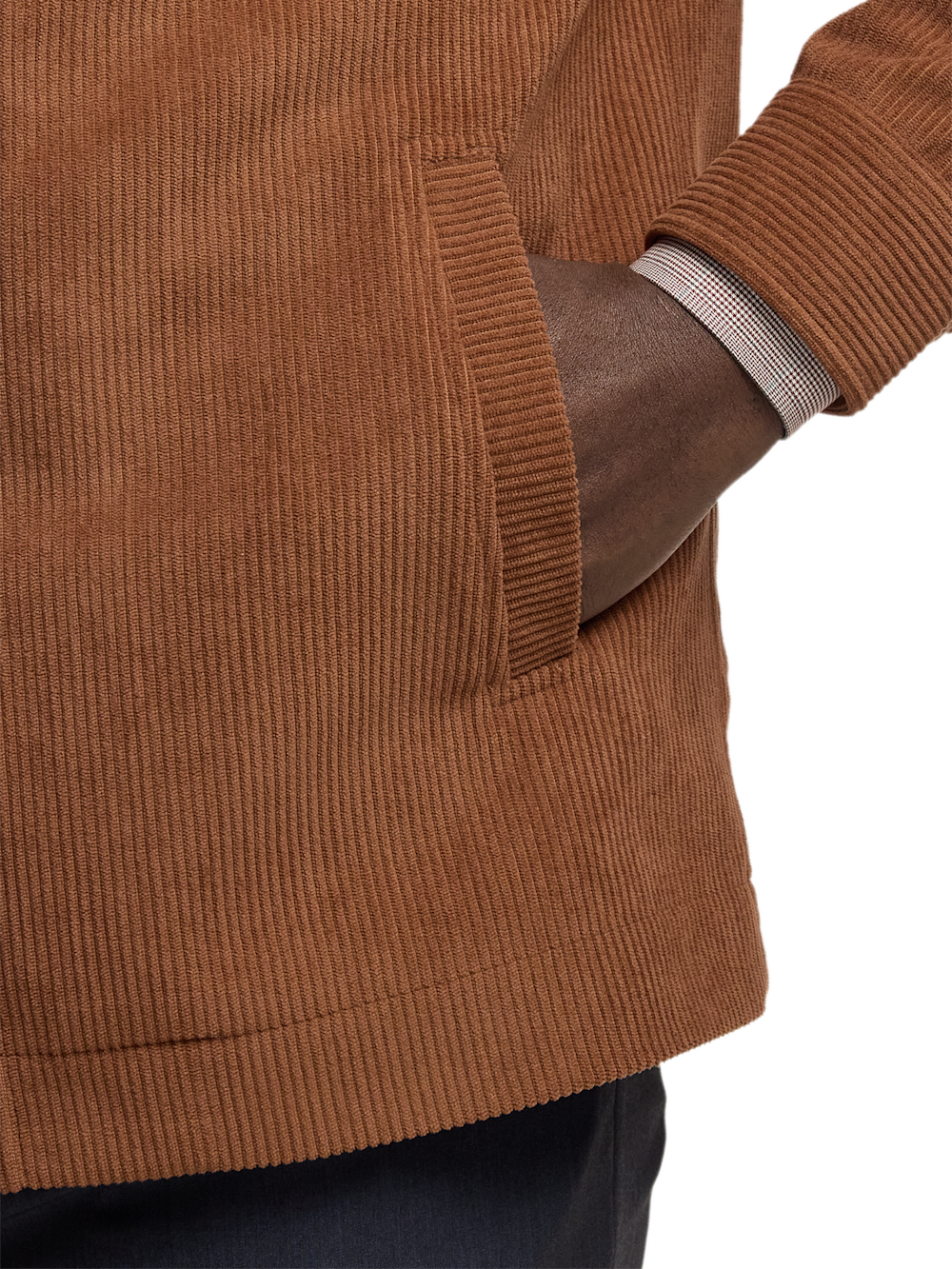 Alternate Image of Microfiber Corduroy Shirt Jacket-5