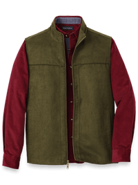 Microsuede Vest - Green