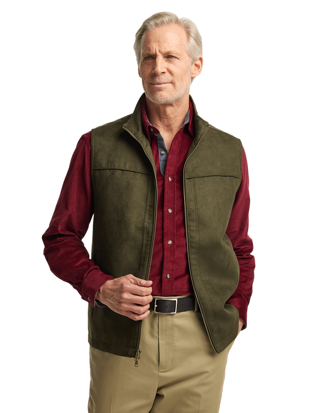 Alternate Image of Microsuede Vest-1
