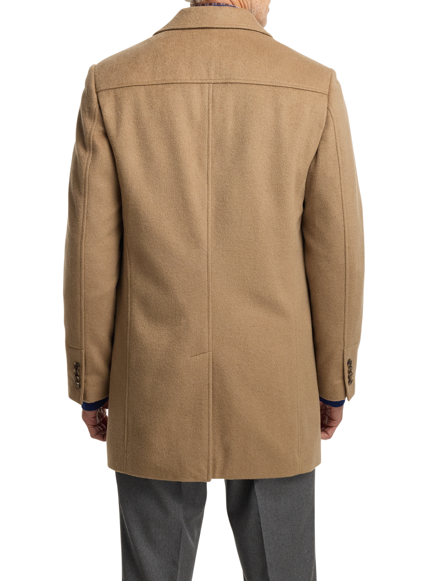 Wool Blend Topcoat - Camel