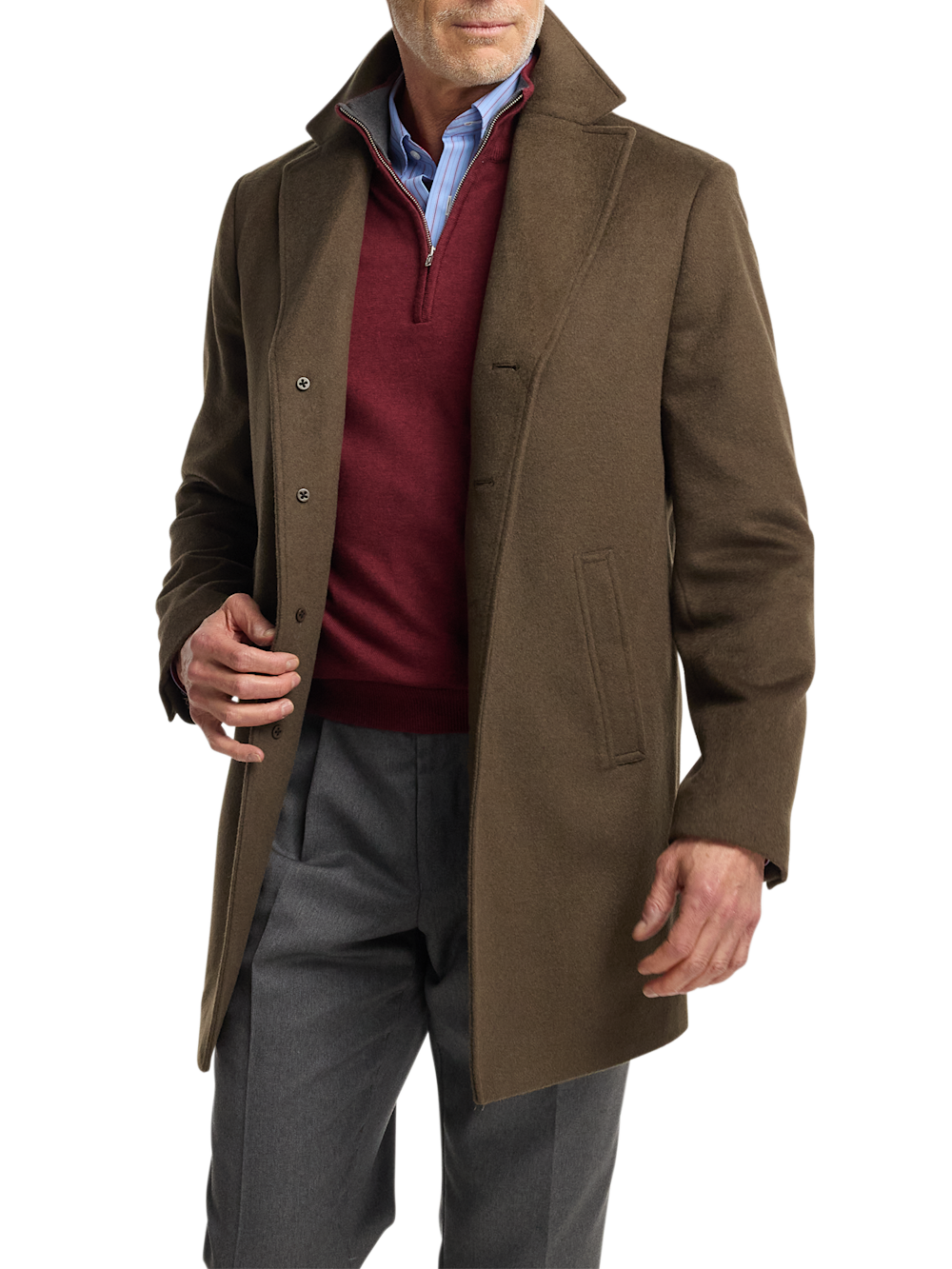 Alternate Image of Wool Blend Topcoat-2