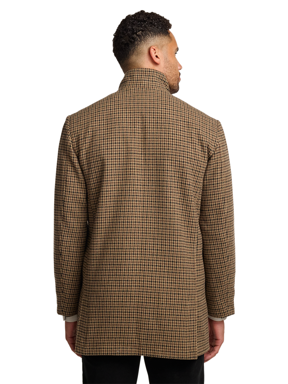 Alternate Image of Wool Blend Houndstooth Carcoat-7