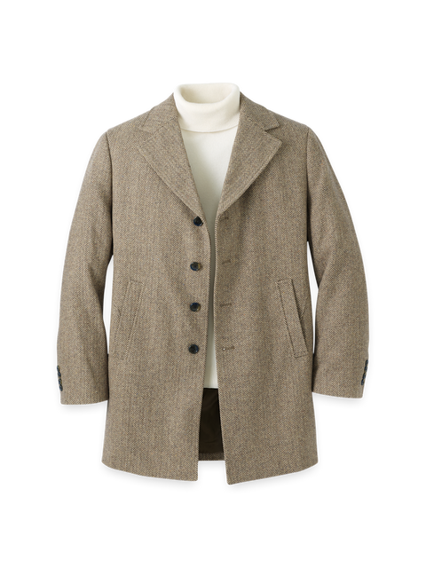 Herringbone Topcoat - Tan – Paul Fredrick