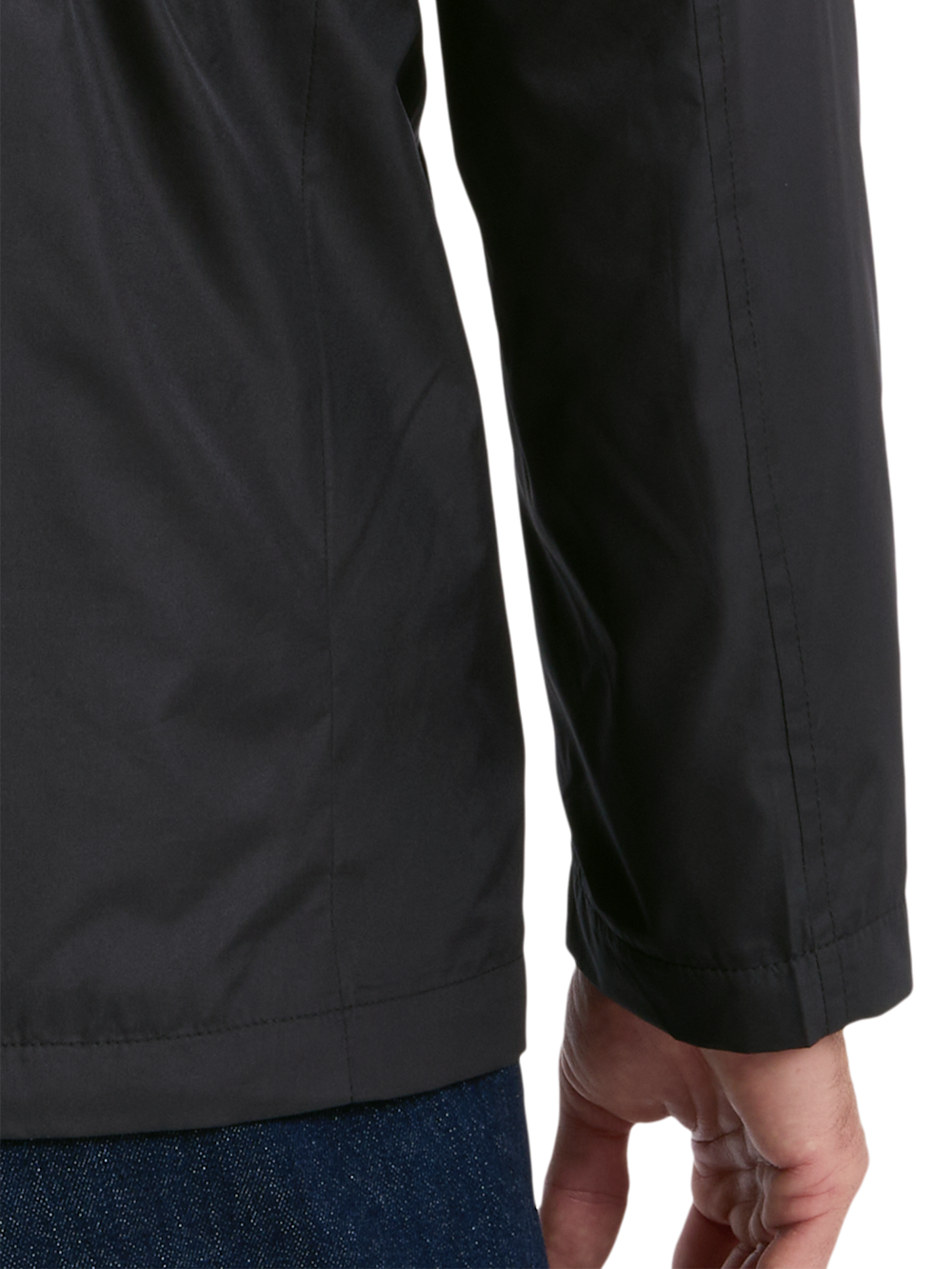 Alternate Shot of Men's black  Outerwear  - 3