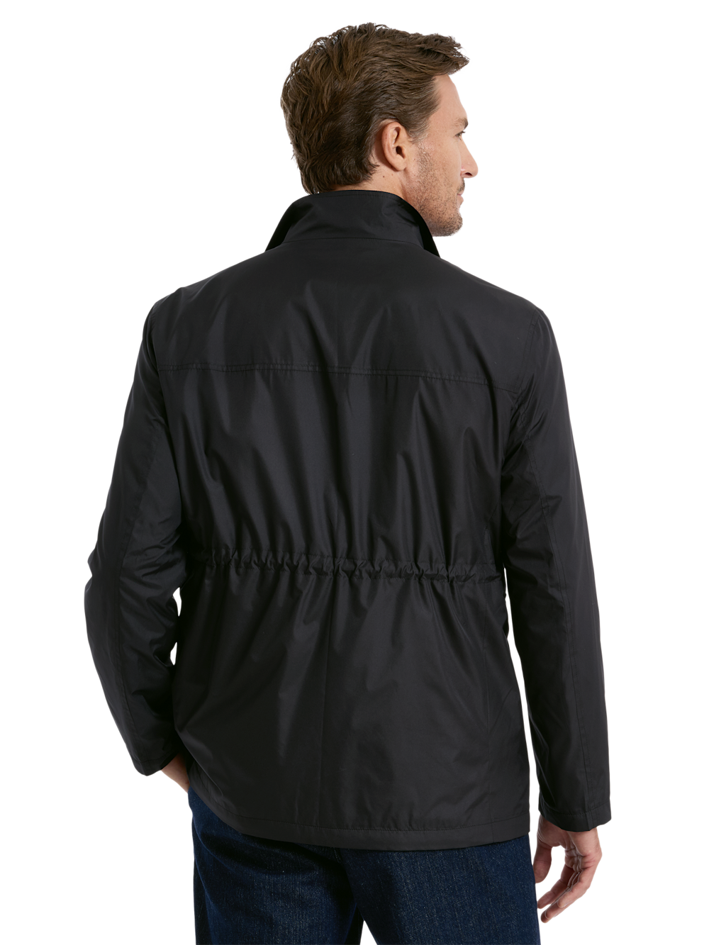 Alternate Shot of Men's black  Outerwear  - 6