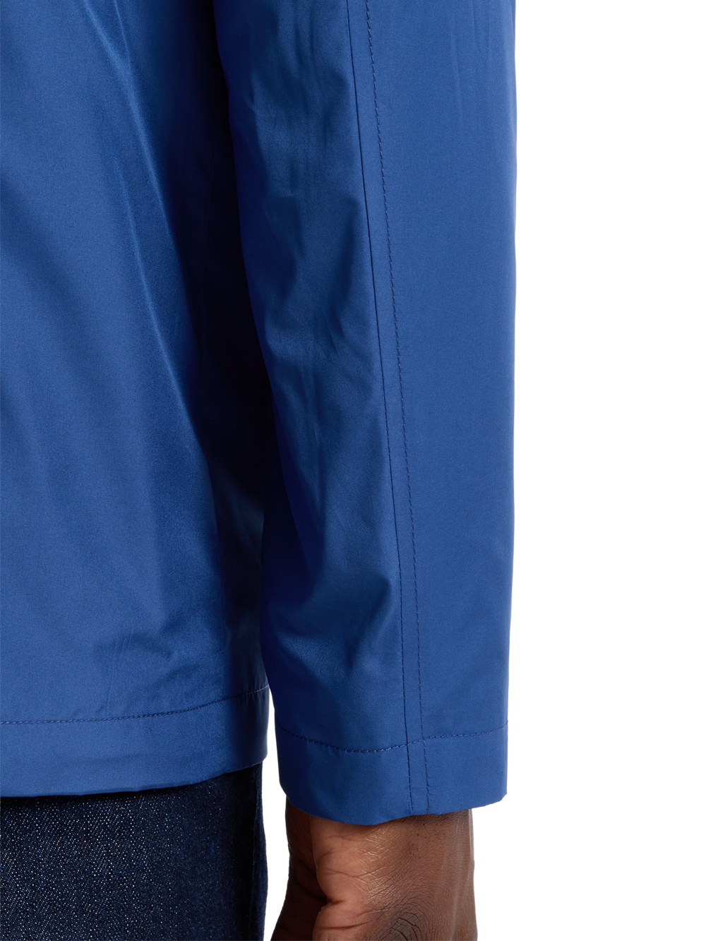 Alternate Shot of Men's bright blue  Outerwear  - 3