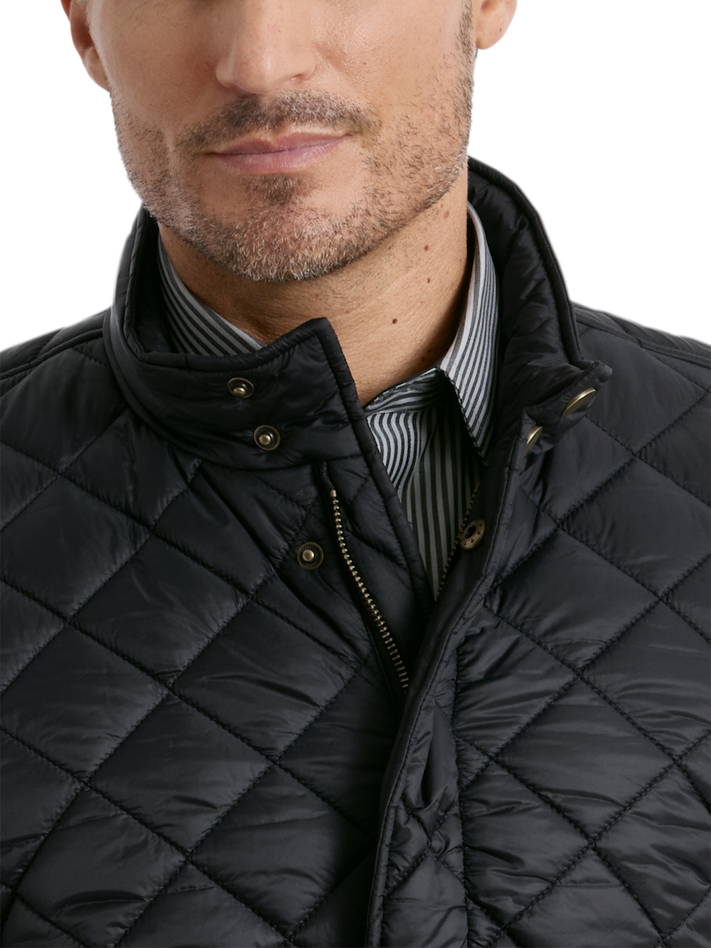 Alternate Shot of Men's black  Outerwear  - 5