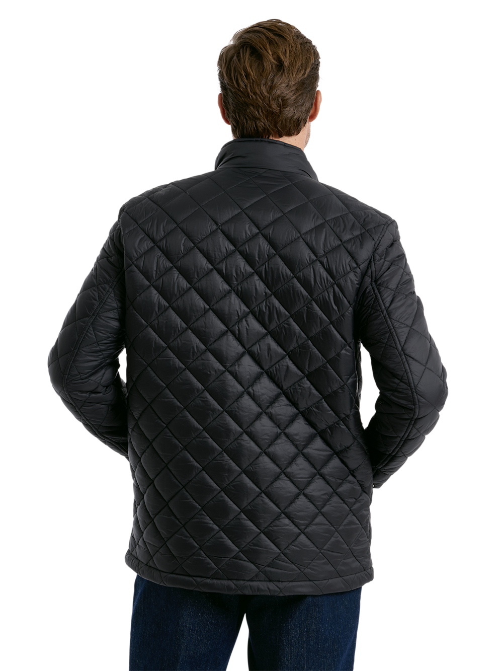 Alternate Shot of Men's black  Outerwear  - 6