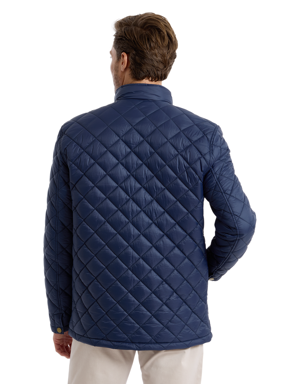 Alternate Shot of Men's dark navy  Outerwear  - 7