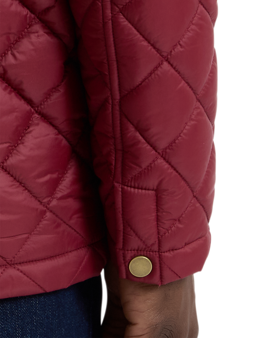 Alternate Shot of Men's burgundy  Outerwear  - 3