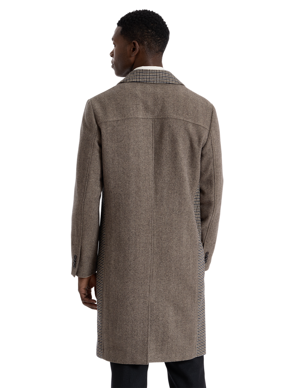 Alternate Shot of Men's navy/brown  Outerwear  - 6