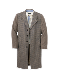 Mix It Up Topcoat - Navy/Brown