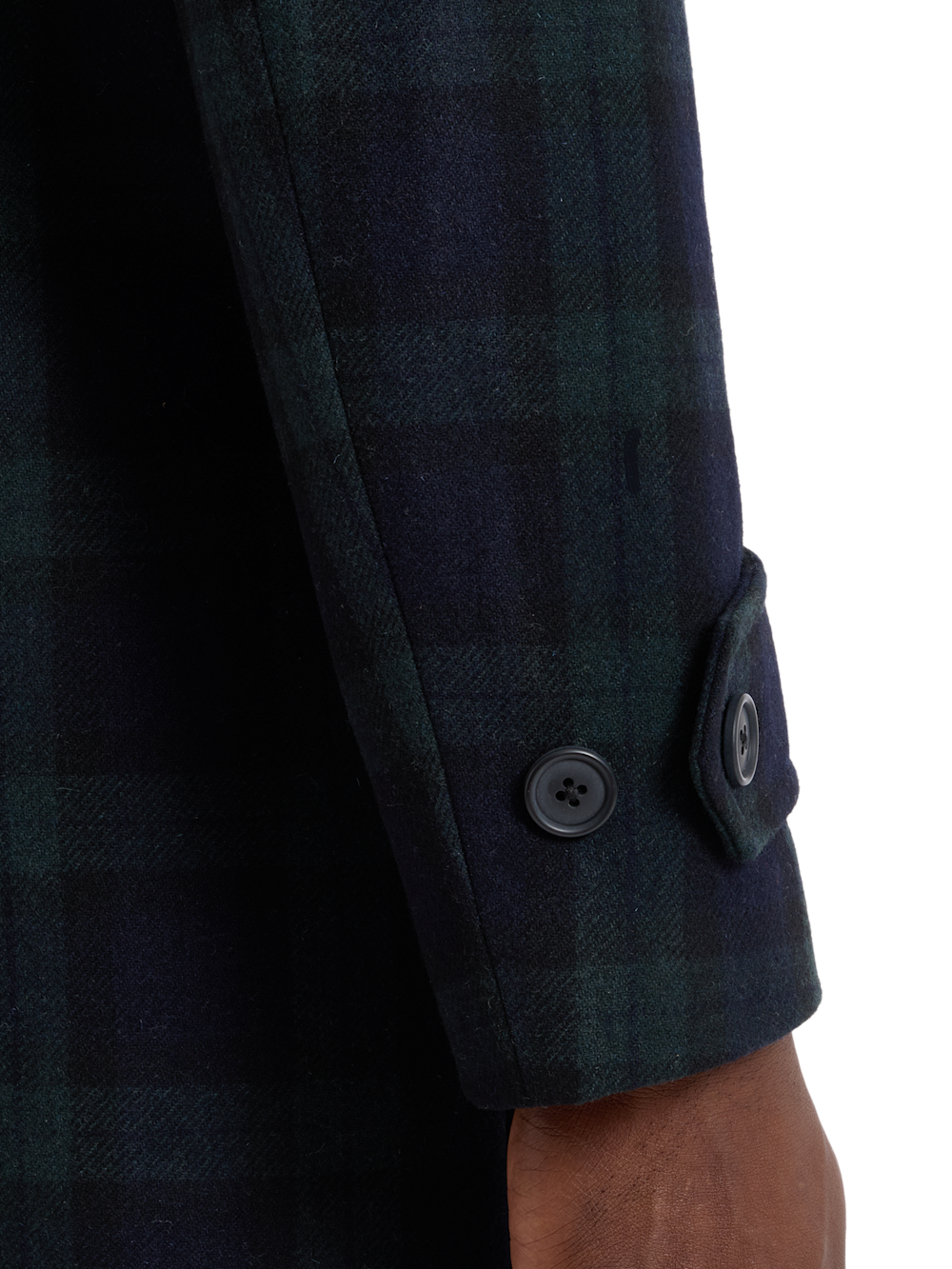 Alternate Shot of Men's green/navy  Outerwear  - 4