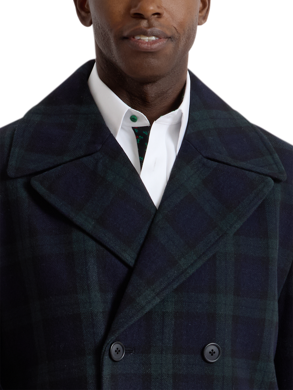 Alternate Shot of Men's green/navy  Outerwear  - 6