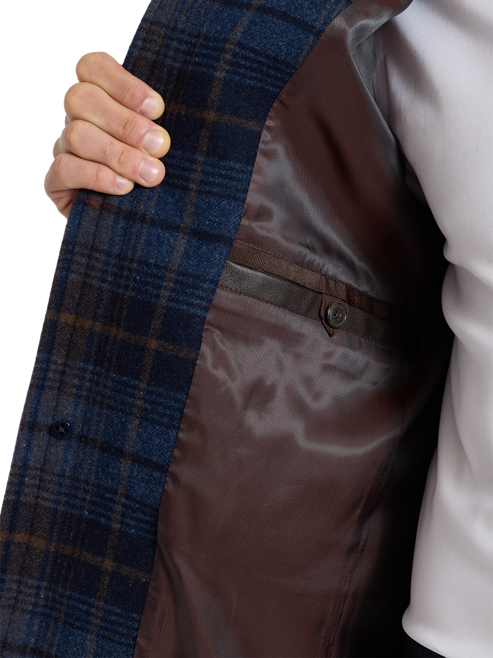 Alternate Shot of Men's navy  Outerwear  - 4