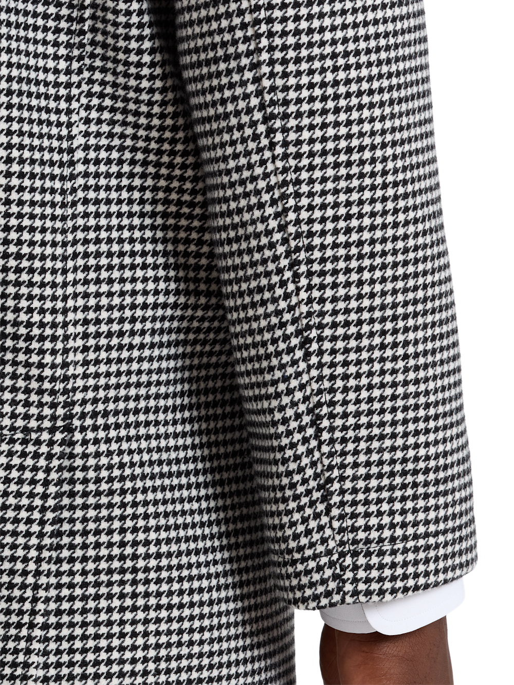 Alternate Shot of Men's black/white  Outerwear  - 4