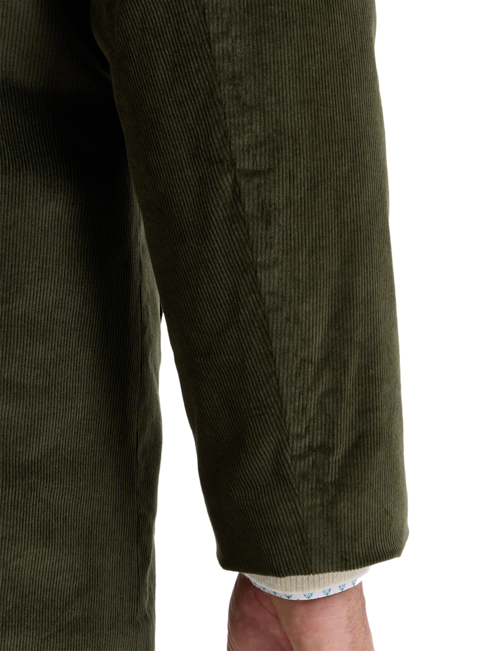 Alternate Shot of Men's green  Outerwear  - 4