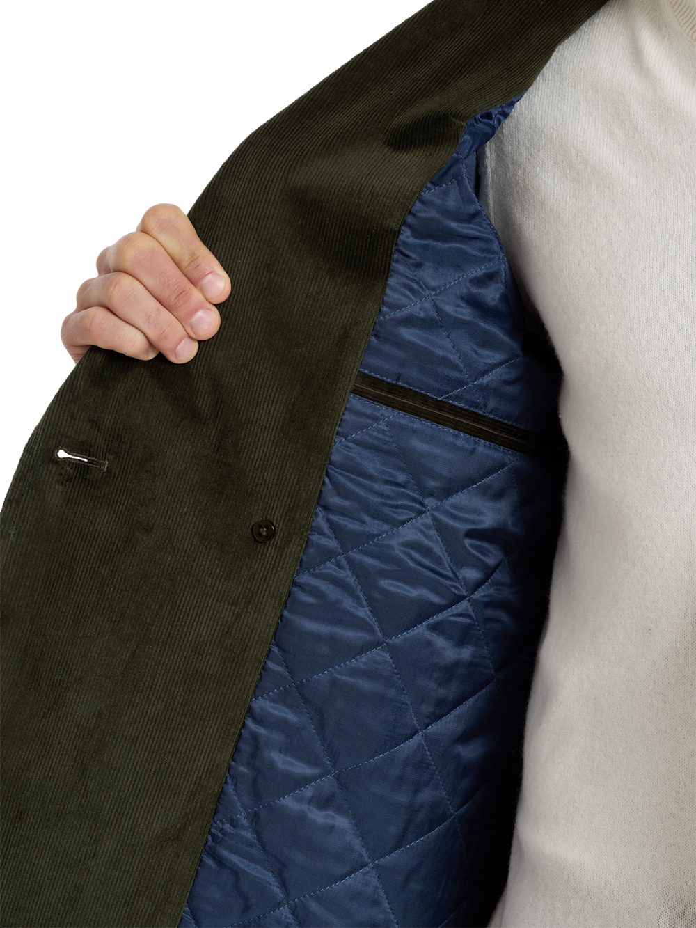 Alternate Shot of Men's green  Outerwear  - 5