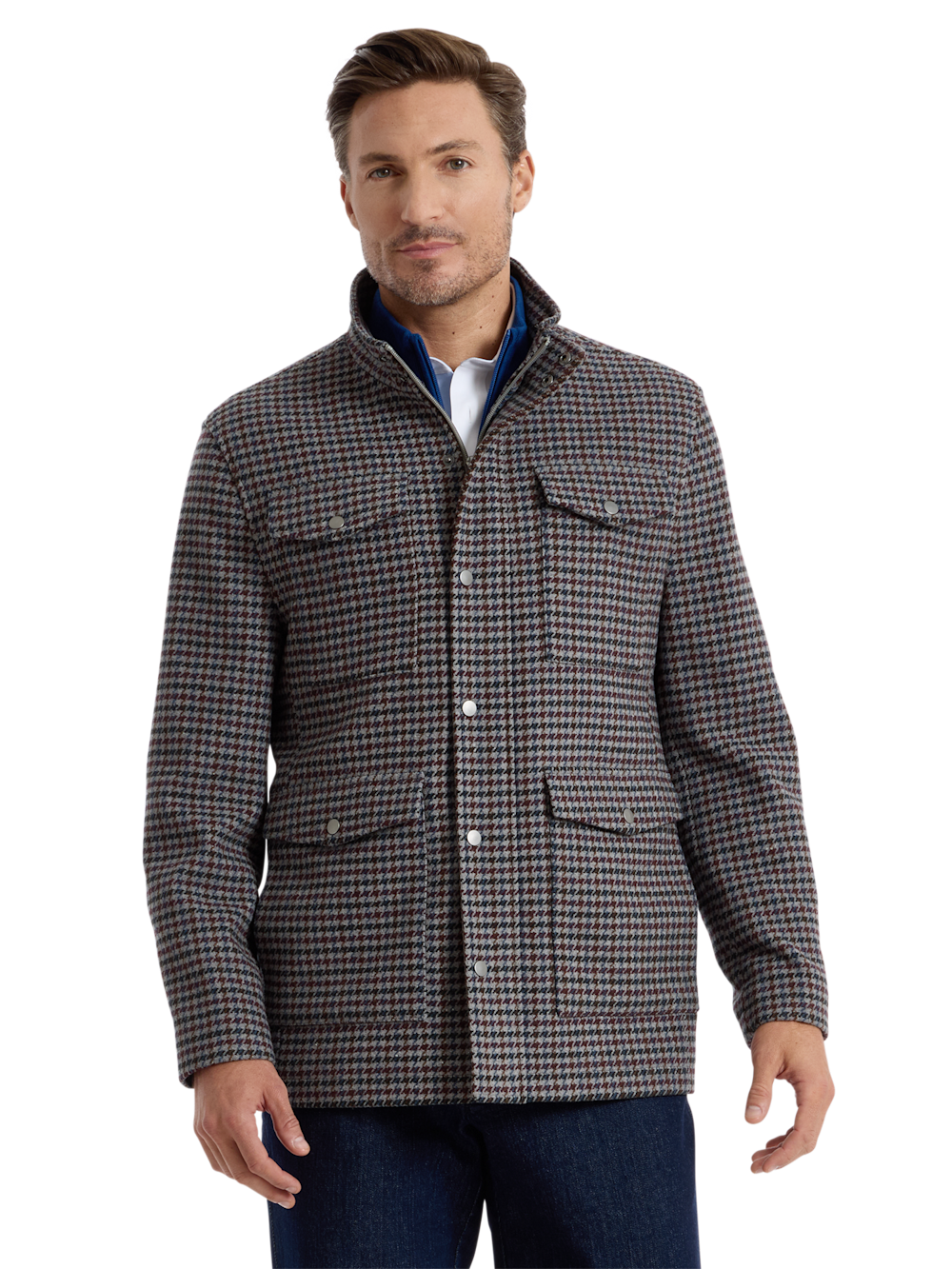 Alternate Shot of Men's multi  Outerwear  - 3