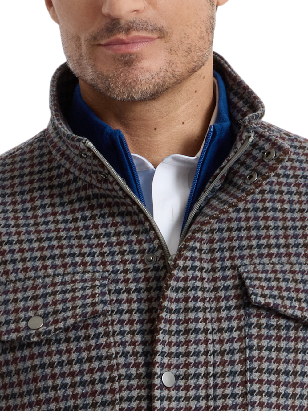 Alternate Shot of Men's multi  Outerwear  - 6