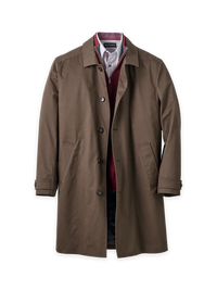 Donegal Trench Coat - Brown Multi