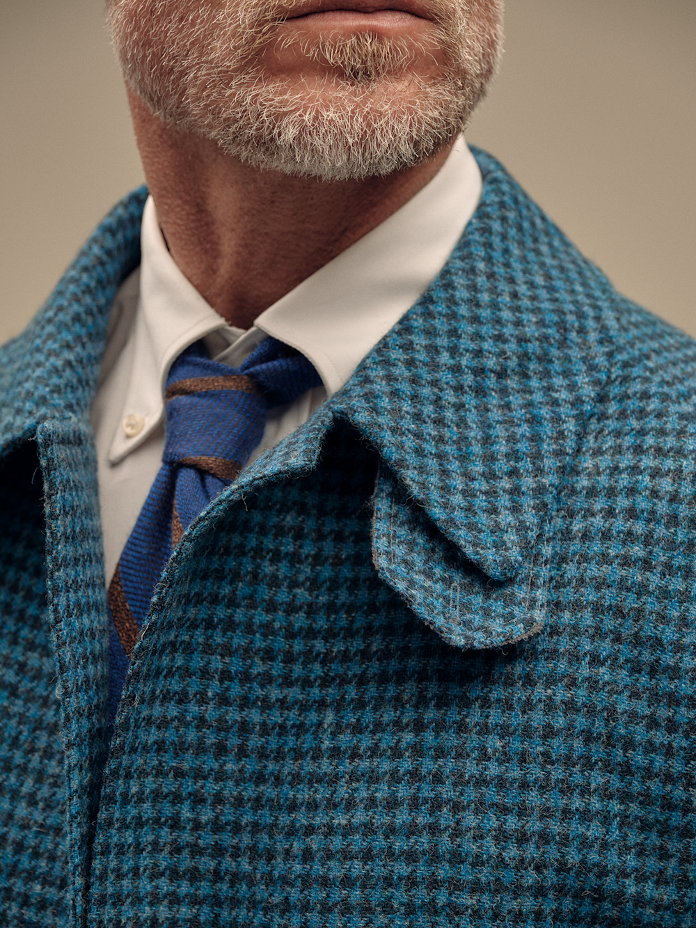 Houndstooth Trench Coat