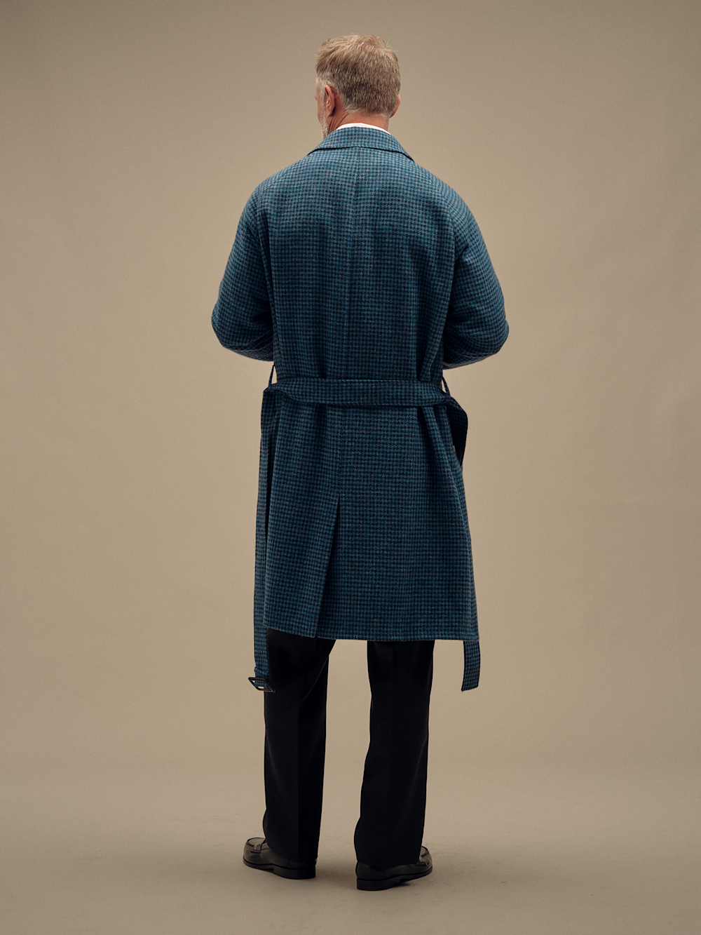 Houndstooth Trench Coat