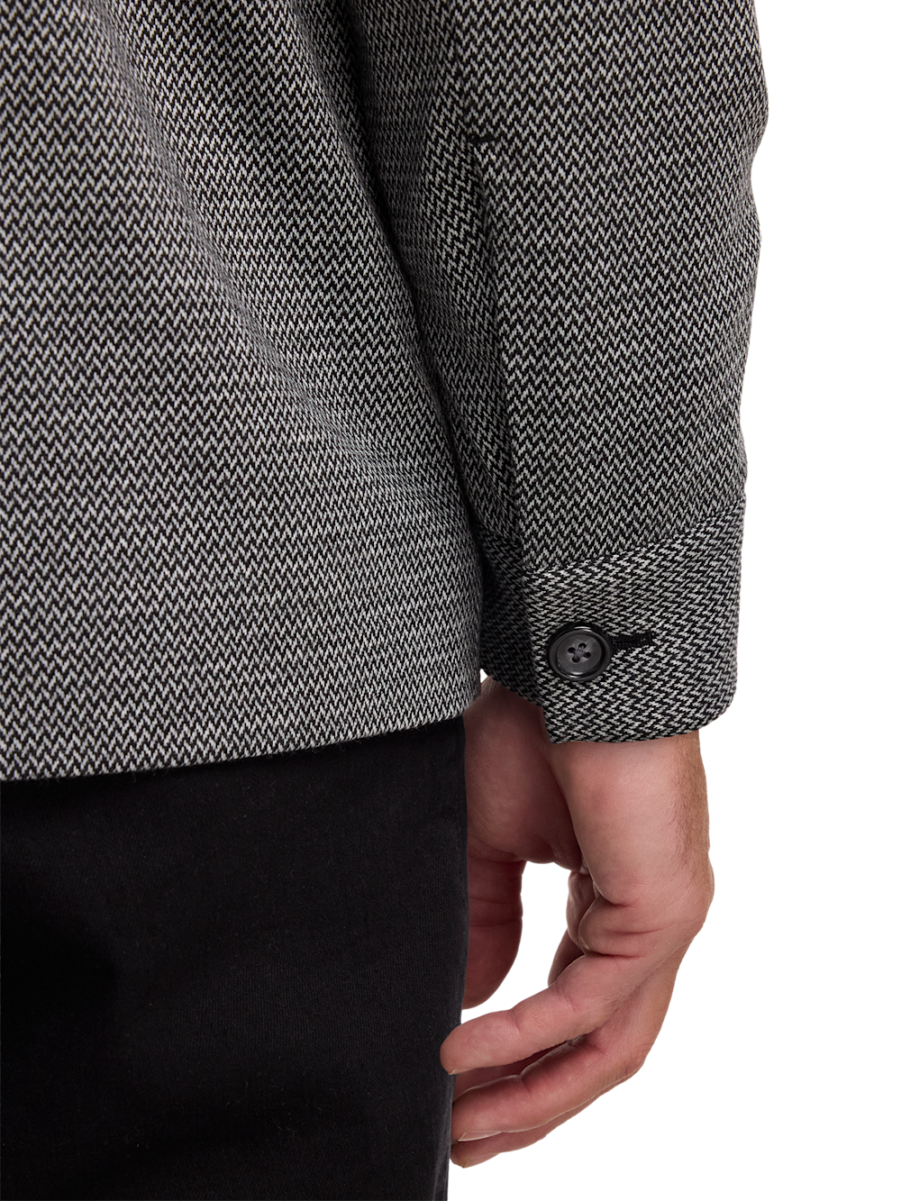 Alternate Image of Herringbone Shirt Jacket-3