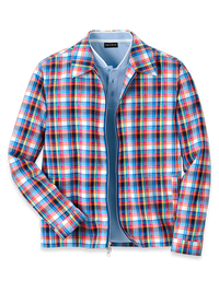 Seersucker Shirt Jacket - Multi