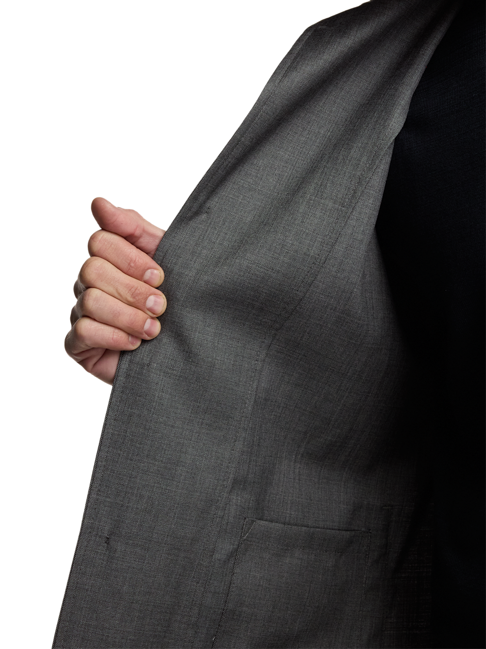 Alternate Image of Wool Sharkskin Shirt Jacket-3