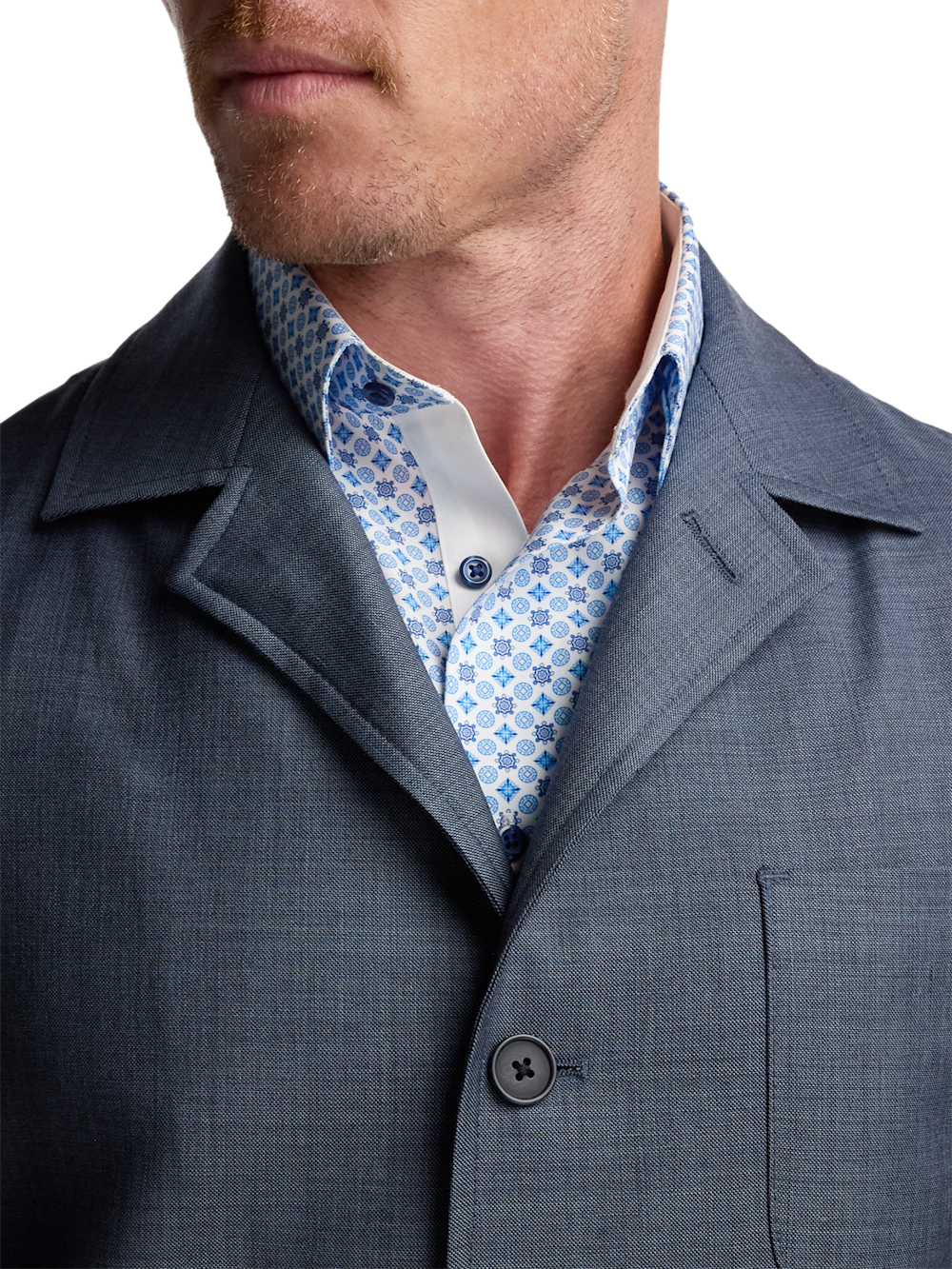 Alternate Image of Wool Sharkskin Shirt Jacket-4