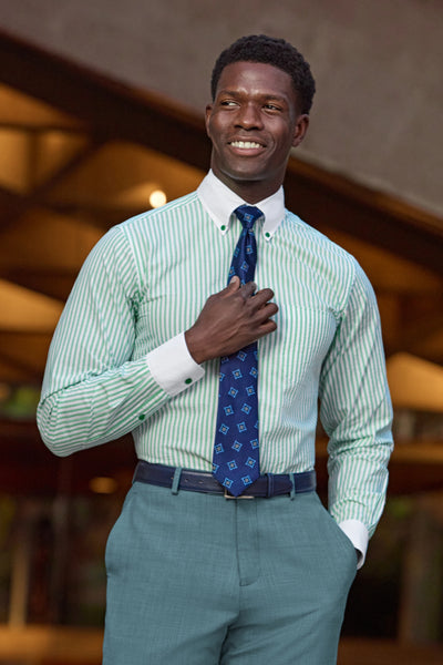 best men's dress shirts under $100 Amazon.com: Cotton King Mens 100% Cotton Oxford Shirt Long Sleeve Dress Shirts for Men Button Down Work Casual Shirt with Pocket - Aqua
